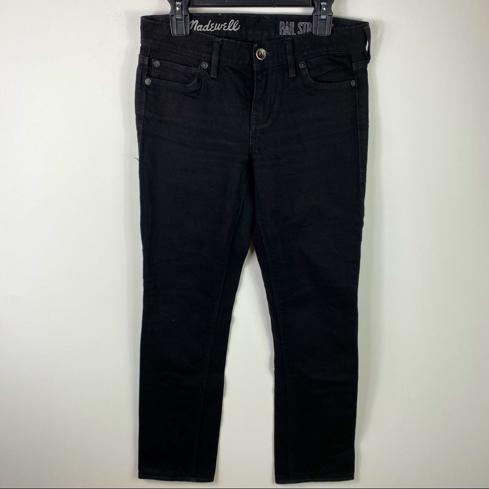Madewell Black Rail Straight Jeans, Size 24